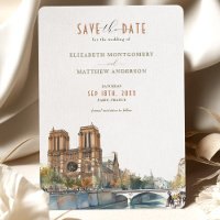París Destino Guardar la Fecha Notre Dame