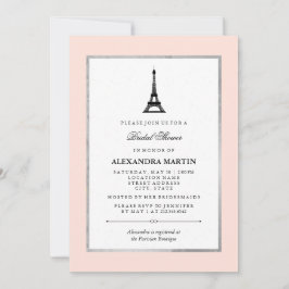 Invitación Paris Elegance Bridal Shower