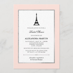Invitación Paris Elegance Bridal Shower