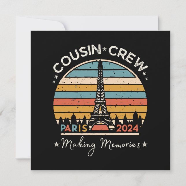 Invitación París Francia Creando Recuerdos 2024 (Anverso)