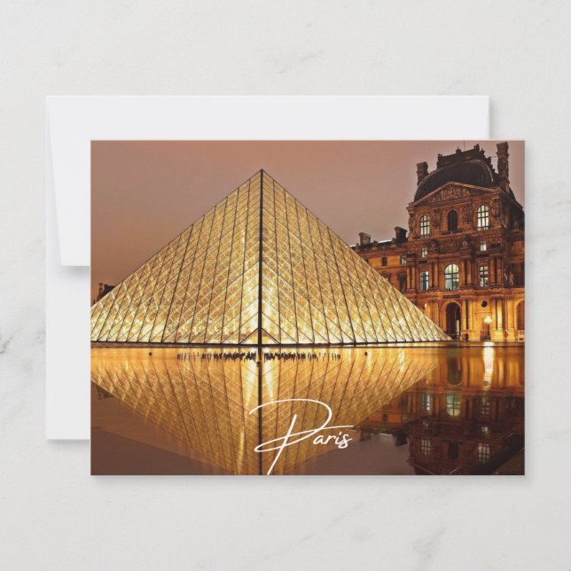 Invitación París Louvre (París) (Anverso)