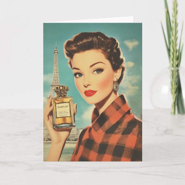 Invitación Paris Perfume Ad Elegance (Anverso)