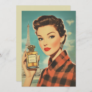 Invitación Paris Perfume Ad Elegance