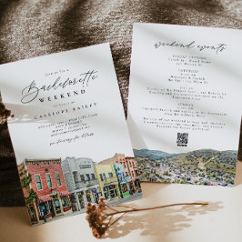 Invitación PARK CITY UTAH Travel Bachelorette Itinerary