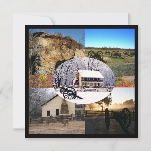 Invitación Parque militar nacional de Pea Ridge (Anverso)