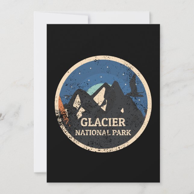 Invitación Parque nacional Glaciar (Anverso)