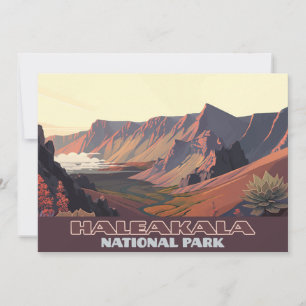 Invitación Parque nacional Haleakala Cráter Volcán Maui