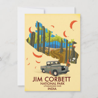 Invitación Parque Nacional Jim Corbett, Estado de Uttarakhand