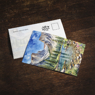 Invitación Parque nacional Rocky Mountain Dream Lake Postcard