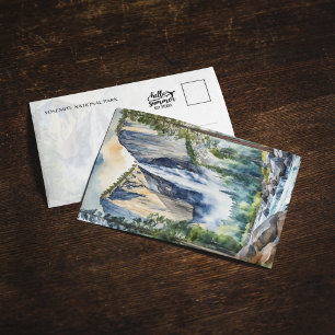 Invitación Parque nacional Yosemite, California Watercolor