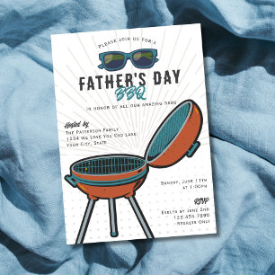 Invitación Parrilla de diversión retro Gafas de sol Fiesta de