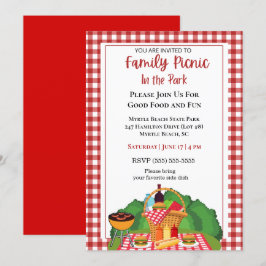 Invitación Parrillada Barbacoa Día de Campo Parrilla