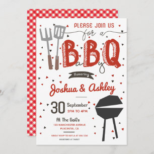 Invitación Parrillada Bebé BaByQ
