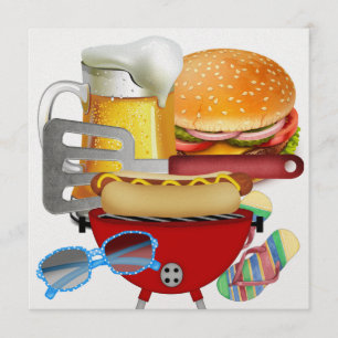 Invitación Parrillada del 4 de julio