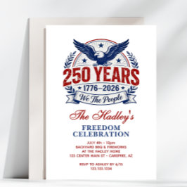 Invitación Parrillada Familiar por el 250 Aniversario de Amér