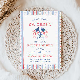 Invitación Parrillada Familiar por el 250 Aniversario de Amér