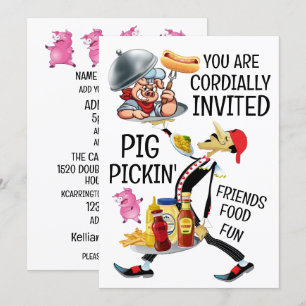 Invitación Parrillada / Fiesta del Cerdo