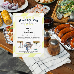 Invitación Parrillada y Preparativos para la Fiesta de la Par