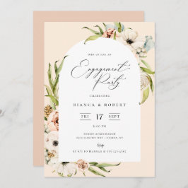 Invitación Parte De Compromiso Del Marco Floral Forestal Botá