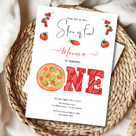 Invitación Parte de diversión, primer cumpleaños