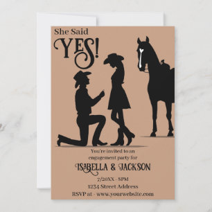 Invitación Participación de Bodas occidentales