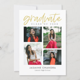 Invitación Particularmente Guay Editable Color Graduation Inv