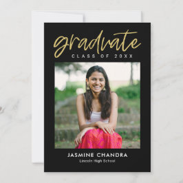 Invitación Particularmente Guay Editable Color Graduation Inv