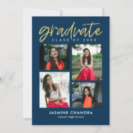 Invitación Particularmente Guay Editable Color Graduation Inv