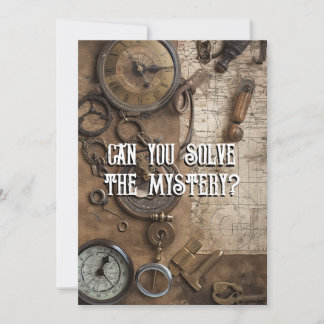 Invitación Partida de cumpleaños personalizada Escape Room Ga