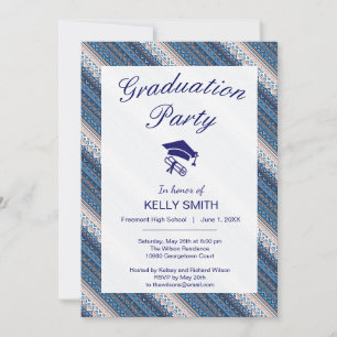 Invitación Partida decorativa de graduación ucraniana