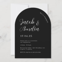 Partido Arch Modern Black Engagement