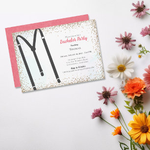 Invitación Partido Bachelor de los Suspendedores Negros