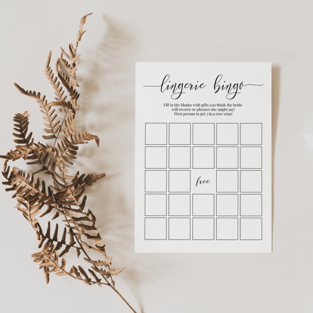 Invitación Partido Bachelorette Juego de cartas de bingo de l (Subido por el creador)