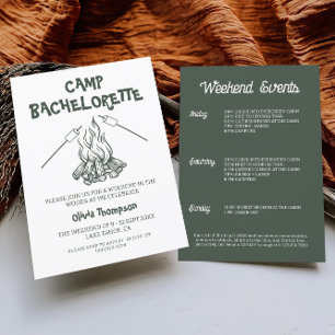 Invitación Partido Camp Bachelorette