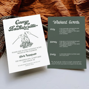 Invitación Partido Camp Bachelorette