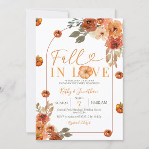 Invitación Partido Compromiso de Calabaza del Arco Floral Oto