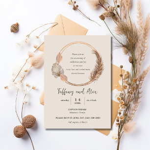 Invitación Partido Compromiso de las Flores Boho