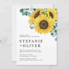 Invitación Partido Compromiso Eucalyptus y Sunflowers