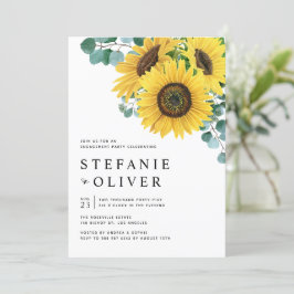 Invitación Partido Compromiso Eucalyptus y Sunflowers
