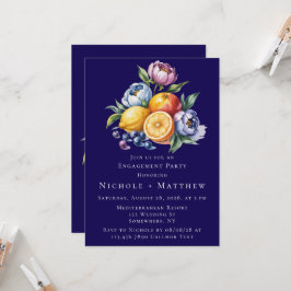 Invitación Partido Compromiso Mediterráneo Citrus Bouquet
