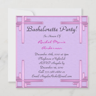 Invitación Partido Cute Bachelorette