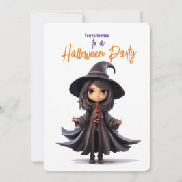 INVITACIÓN PARTIDO DE BIG EYED WITCH HALLOWEEN