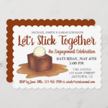 Partido de Boda de Compromiso Pegajoso Toffee Pudd