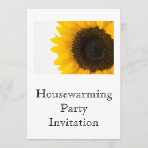 Invitación Partido de calentamiento de la casa girasol invita