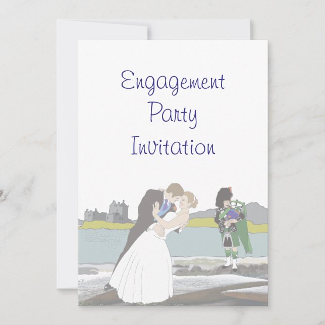 Invitación Partido de Compromiso Céltico de Escocia (Anverso)