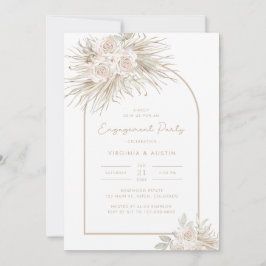 Invitación Partido de compromiso de acuarela