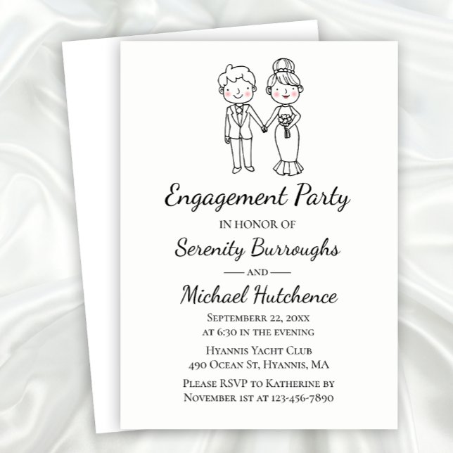 Invitación Partido de compromiso de Boda de Cuta Personalizad (Subido por el creador)