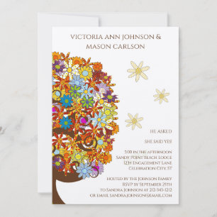 Invitación Partido de compromiso de Bodas forestales encantad