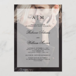 Invitación Partido de compromiso de Bodas modernos | Superpos
