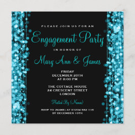 Invitación Partido de Compromiso de bodas resquebraja turques